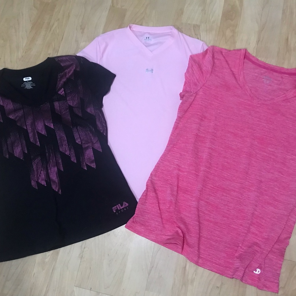 Womens Medium Pink Fitness Activewear Bundle